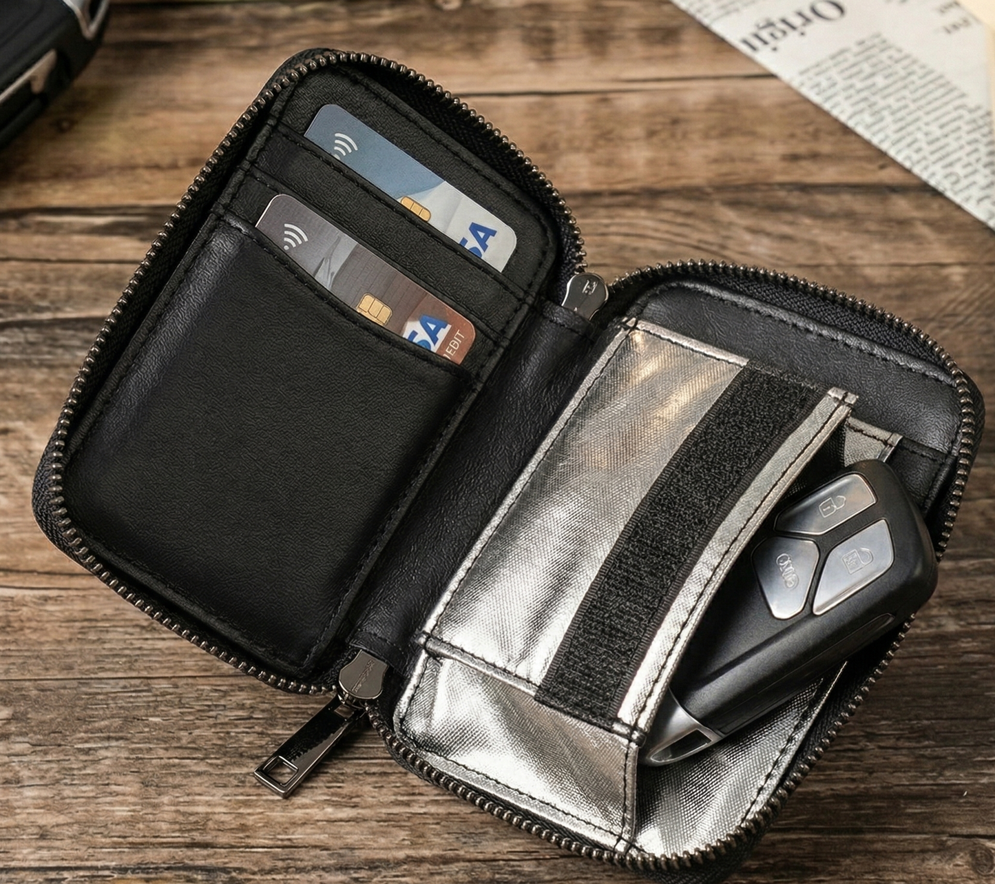 The KeyHide™ Faraday Driver Wallet