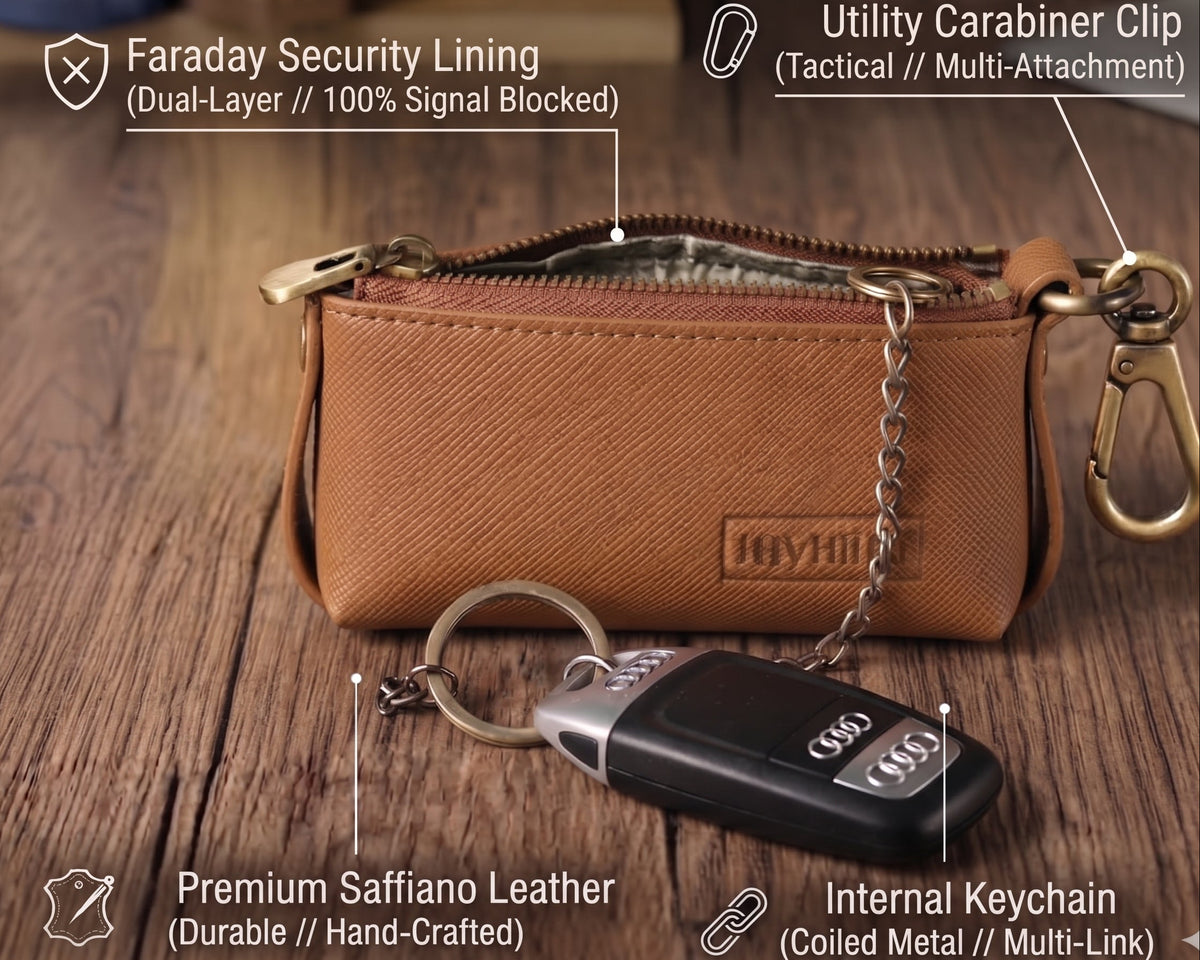 The KeyHide Faraday Car Key Case
