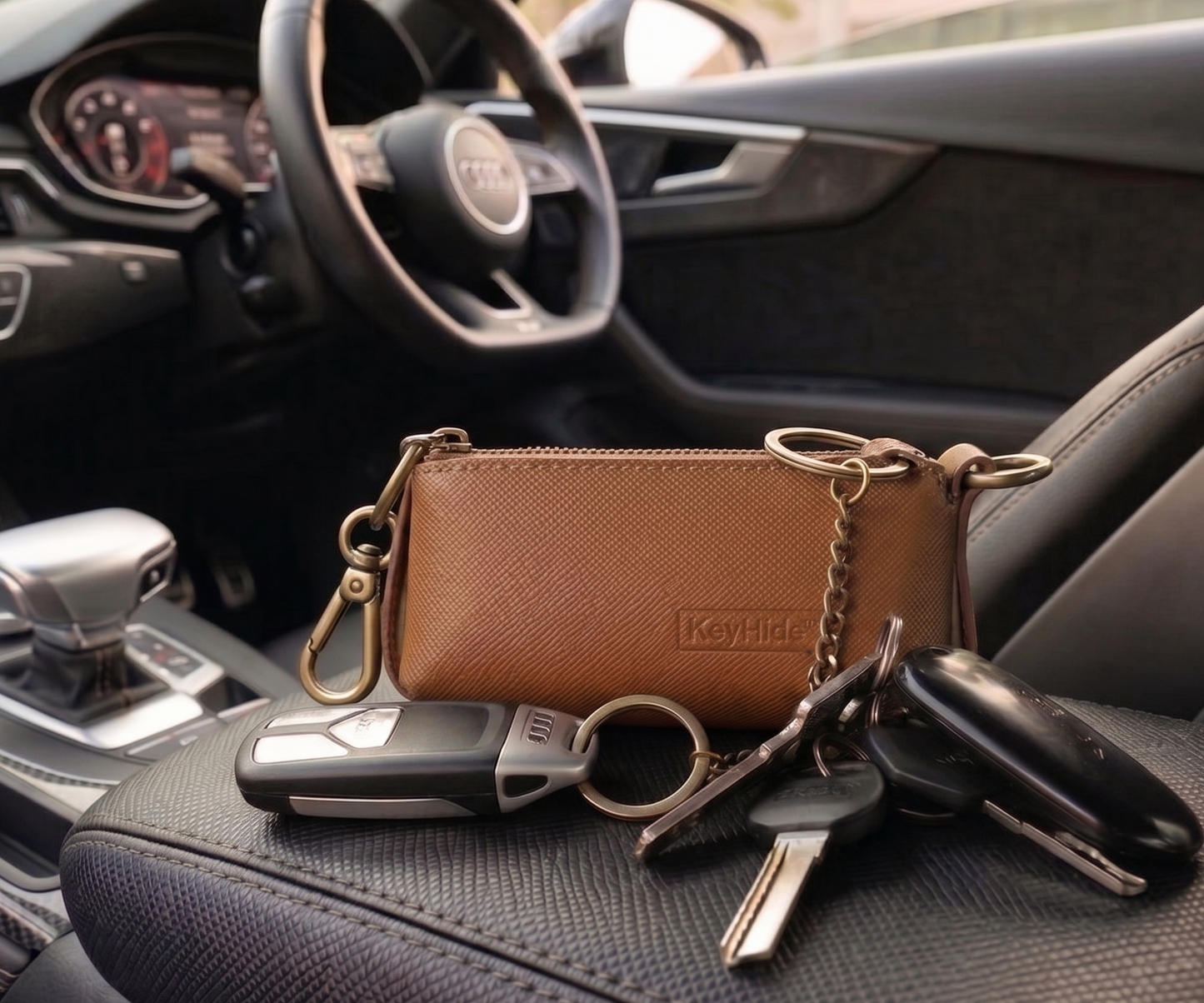 The KeyHide™ Faraday Car Key Case